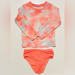 Baby Gap two piece tie dye swimsuit size 3T